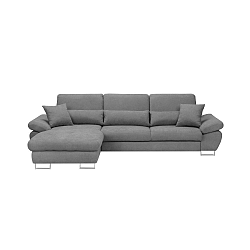 Světle šedá rozkládací rohová pohovka Windsor & Co Sofas Pi, levý roh