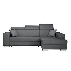 Světle šedá rozkládací sedačka Interieur De Famille Paris Tresor, pravý roh