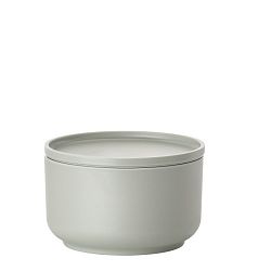 Světle šedá servírovací miska s víkem Zone Peili, 500 ml