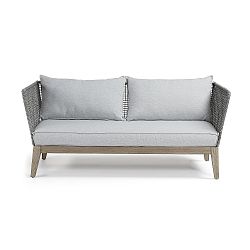 Světle šedá třímístná zahradní pohovka La Forma Relax