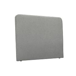 Světle šedé čalouněné čelo postele THE CLASSIC LIVING Emma, 200 x 120 cm