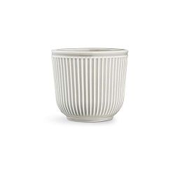 Světle šedý kameninový květináč Kähler Design Hammershoi Flowerpot, ⌀ 18 cm