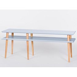 Světle šedý konferenční stolek Ragaba Mugo, délka 159 cm