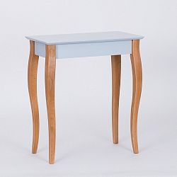 Světle šedý konzolový odkládací stolek Ragaba Console, délka 65 cm