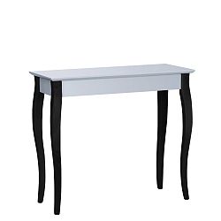 Světle šedý konzolový stolek s černými nohami Ragaba Lilo, šířka 85 cm