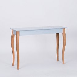 Světle šedý odkládací stolek Ragaba Console, délka 105 cm