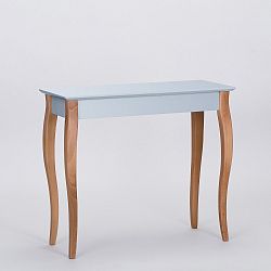 Světle šedý odkládací stolek Ragaba Console, délka 85 cm