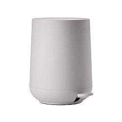 Světle šedý pedálový odpadkový koš Zone Nova One, 5 l