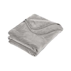 Světle šedý přehoz Tiseco Home Studio Horsestitch, 130 x 170 cm