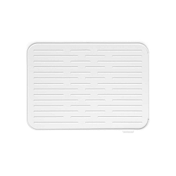 Světle šedý silikonový odkapávač Brabantia, 43,8 x 32,5 cm