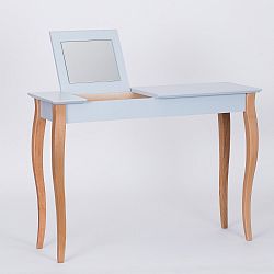 Světle šedý toaletní stolek se zrcadlem Ragaba Dressing Table, délka 105 cm