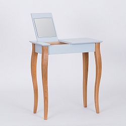Světle šedý toaletní stolek se zrcadlem Ragaba Dressing Table, délka 65 cm