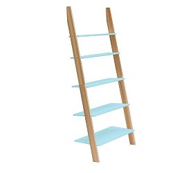 Světle tyrkysová opěrná police Ragaba ASHME, šířka 85 cm