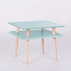 Světle tyrkysový konferenční stolek Ragaba Square, 55 x 55 cm