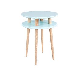 Světle tyrkysový konferenční stolek Ragaba UFO, Ø 45 cm