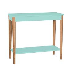 Světle tyrkysový konzolový stolek Ragaba Ashme, šířka 85 cm