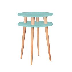 Světle tyrkysový odkládací stolek Ragaba Ufo, ⌀ 45 cm