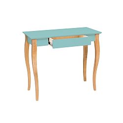 Světle tyrkysový psací stůl Ragaba Lillo, šířka 65 cm