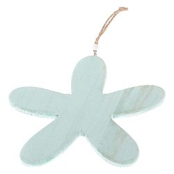 Světle zelená dřevěná závěsná dekorace Dakls So Cute Star