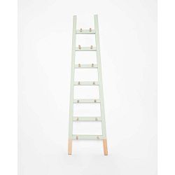Světle zelený odkládací dekorativní žebřík z borovicového dřeva Surdic Verde Claro