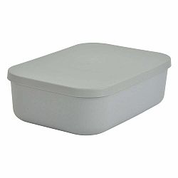 Světle zelený plastový úložný box s víkem 35,5x25,5x8 cm – Homéa