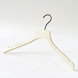 Světle žluté dřevěné ramínko na kabáty Compactor Hanger