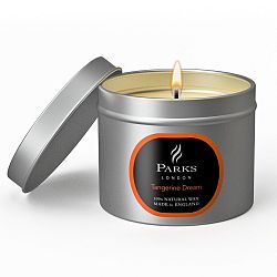 Svíčka Parks London, 25 hodin hoření, vůně mandarinky