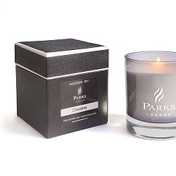 Svíčka s vůní břízy a dubu Parks Candles London  Desire Moods Black, 50 hodin hoření