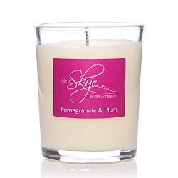 Svíčka s vůní granátového jablka a švestek Skye Candles Container, délka hoření 12 hodin