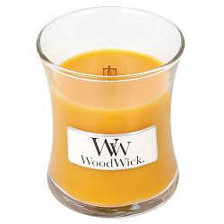 Svíčka s vůní jablečného koláče, rybízu a brusinek WoodWick Podzim, doba hoření 20 hodin