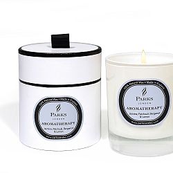 Svíčka s vůní jasmínu, pačuli a citrónu Parks Candles London, 50 hodin hoření