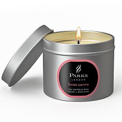 Svíčka s vůní jasmínu Parks Candles London, 25 hodin hoření