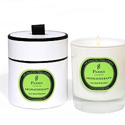 Svíčka s vůní limetky, bazalky a mandarinky Parks Candles London, 50 hodin hoření