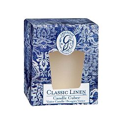 Svíčka s vůní lnu Greenleaf Classic Linen, doba hoření 15 hodin