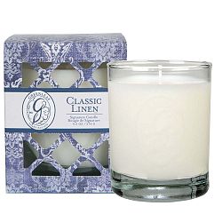 Svíčka s vůní lnu Greenleaf Signature Classic Linen, doba hoření až 80 hodin