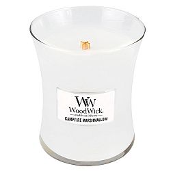 Svíčka s vůní marshmallows WoodWick Pěnové bonbóny na ohni, doba hoření 60 hodin