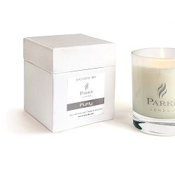 Svíčka s vůní orchideí a gardénií Parks Candles London Moods White, 50 hodin hoření