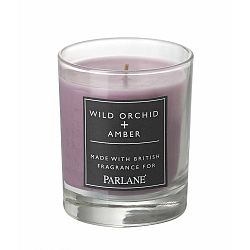 Svíčka s vůní orchideje a jantaru Parlane, délka hoření 40 hodin