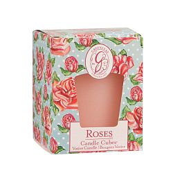 Svíčka s vůní růže Greenleaf Roses, doba hoření 15 hodin