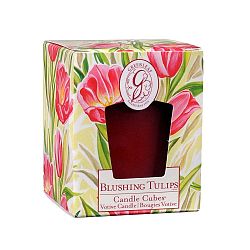 Svíčka s vůní tupilánu Greenleaf Blushing Tulips, doba hoření 15 hodin