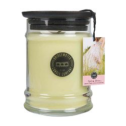 Svíčka s vůní ve skleněné dóze s vůní magnólie a citrusu Bridgewater candle Company Spring Dress, doba hoření 65-85 hodin
