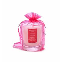 Svíčka v organzovém sáčku s vůní letní zahrady Bahoma London, 55 hodin hoření