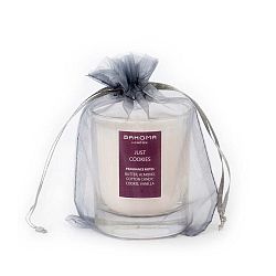 Svíčka v organzovém sáčku s vůní sušenek Bahoma London, 55 hodin hoření