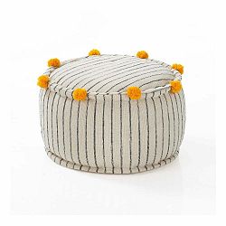 Taburet ve světlě růžové a světle šedé barvě Tangle – Tomasucci