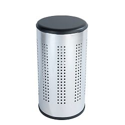 Taburetka s úložným prostorem ve stříbrné barvě Wenko Bergamo, 46 l