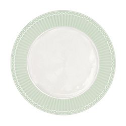 Talíř se zeleným okrajem Green Gate Alice, průměr 23 cm