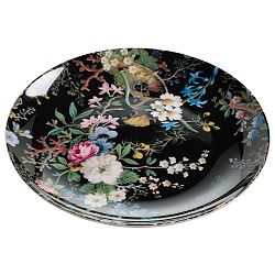 Talíř z kostního porcelánu Maxwell & Williams Kilburn Midnight Blossom, ⌀ 20 cm
