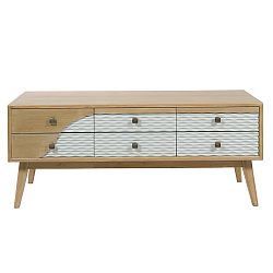 Televizní stolek z borovicového dřeva Santiago Pons Blue