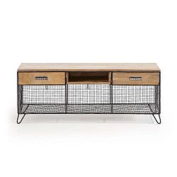 Televizní stolek z mangového dřeva La Forma Interni, 120,5 x 46 cm