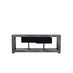 Televizní stůl v betonovém dekoru TemaHome Nara, 174 x 66 cm